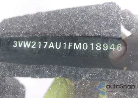 2015 Volkswagen Golf Tsi S 4-Door from USA, damaged, VIN 3VW217AU1FM018946